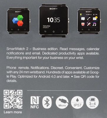 Sony smartwatch nfc new arrivals