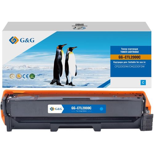 Картридж G&G GG-CTL2000C, CTL2000C, голубой / GG-CTL2000C