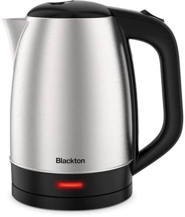 Чайник электрический BLACKTON Bt KT1720SW, 1800Вт, сталь и черный