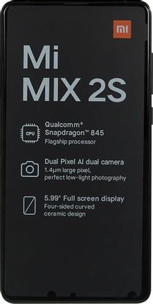 Смартфон Xiaomi Mi MIX2S 64Gb,  черный