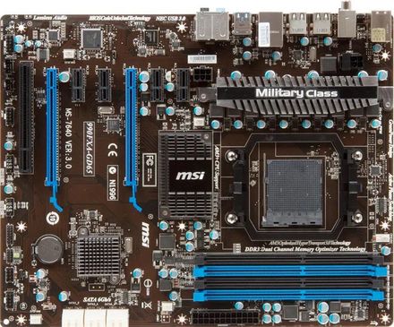 Материнская плата MSI 990FXA-GD65, SocketAM3+, AMD 990FX, ATX, Ret