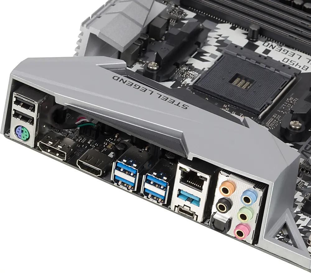 ASRock B450 STEEL LEGEND SocketAM4 AMD B450 ATX Ret 1132307