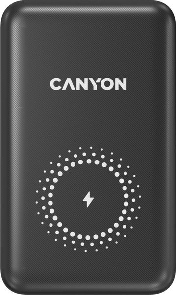 Внешний аккумулятор (Power Bank) Canyon PB-1001,  10000мAч,  черный [cns-cpb1001b]