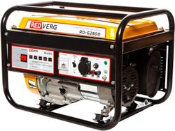Изображение товара Бензиновый генератор REDVERG RD-G2800 2.8 кВт, надежность и компактность