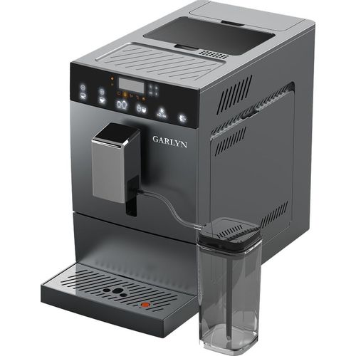 Кофемашина автоматическая GARLYN L700, 20Бар, с автоматическим капучинатором, серебристый