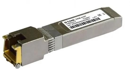 D-Link DEM-410T/A2 DEM-410T Copper SFP+モジュール、10G BASE-T（RJ-45）、伝送距離 最長30m、1年保証 D-Link 10GBASE-T SFP+ Copper Transceiver, Network Transceiver (DEM