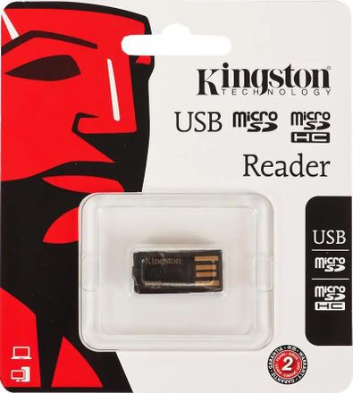 Устройство чтения карт памяти USB2.0 Kingston FCR-MRG2 черный