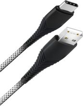 Изображение товара Кабель BORASCO Fishbone USB Type-C USB 1м оплетка серый надежный