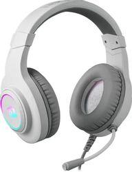 Гарнитура игровая Redragon Hylas, проводные USB/3,5 мм, белый / серый