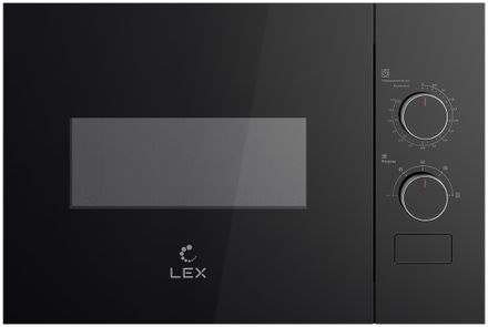 Встраиваемая микроволновая печь LEX Bimo BIMO 15.01N BBL, 15л, 600Вт, черный [chve000036]
