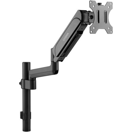 Кронштейн для мониторов ЖК Digma D-MM201, до 32″, до 9кг, крепление к столешнице, поворот и наклон, черный