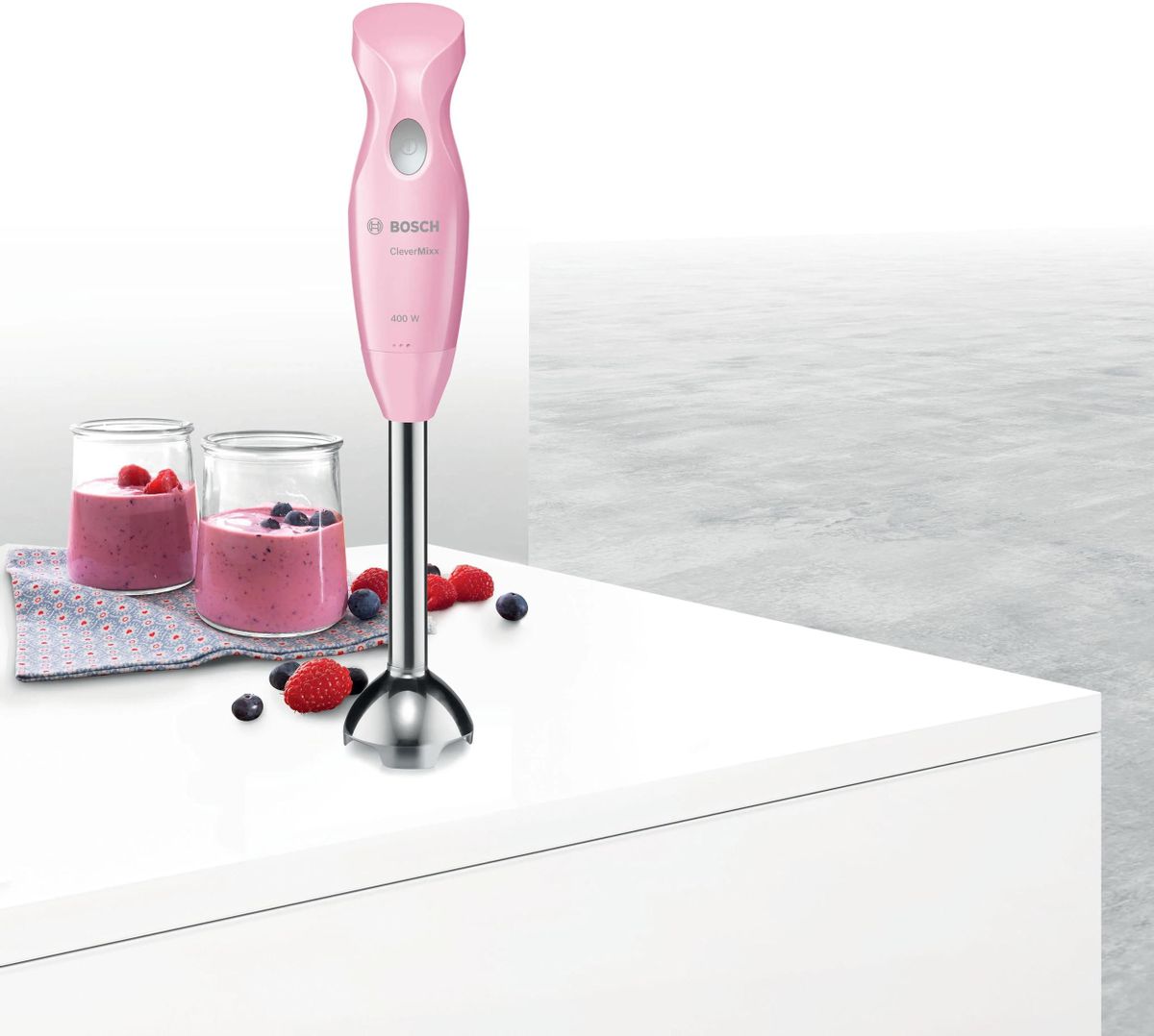 Bosch MSM2410K - Hand Blender - Gentle Pink/Grey