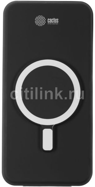 Внешний аккумулятор (Power Bank) Cactus CS-PBFSRT-10000,  10000мAч,  черный
