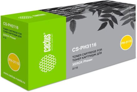 Картридж Cactus CS-PH3116, 109R00748, черный / CS-PH3116