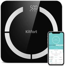 Изображение товара Напольные умные весы KitFort КТ-841 для анализа тела 180 кг Bluetooth