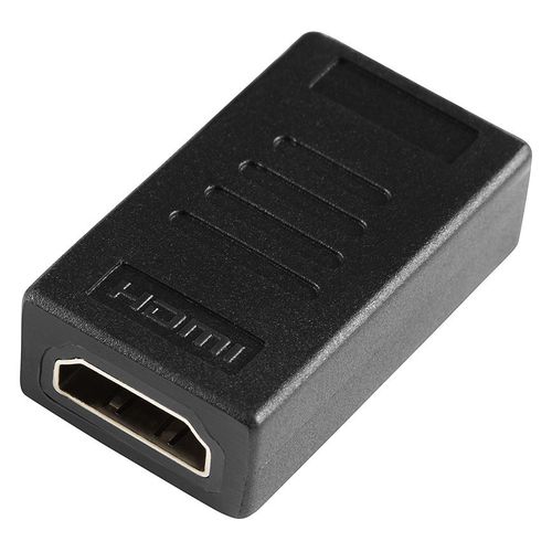 Адаптер аудио-видео Buro HDMI (f) — HDMI (f), GOLD, черный [bhp-adp-hdmi-2.0]