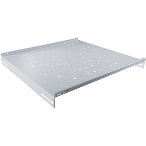 Полка стационарная NTSS NTSS-FS-H-600, 1, 19", серый, (в упаковке: 1шт)