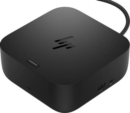 Стыковочная станция HP 9X3V1UT, USB -С, 1хHDMI, 2хDP, 2хUSB Type-C, 1хUSB 3.1, 2хUSB 3.0, черный