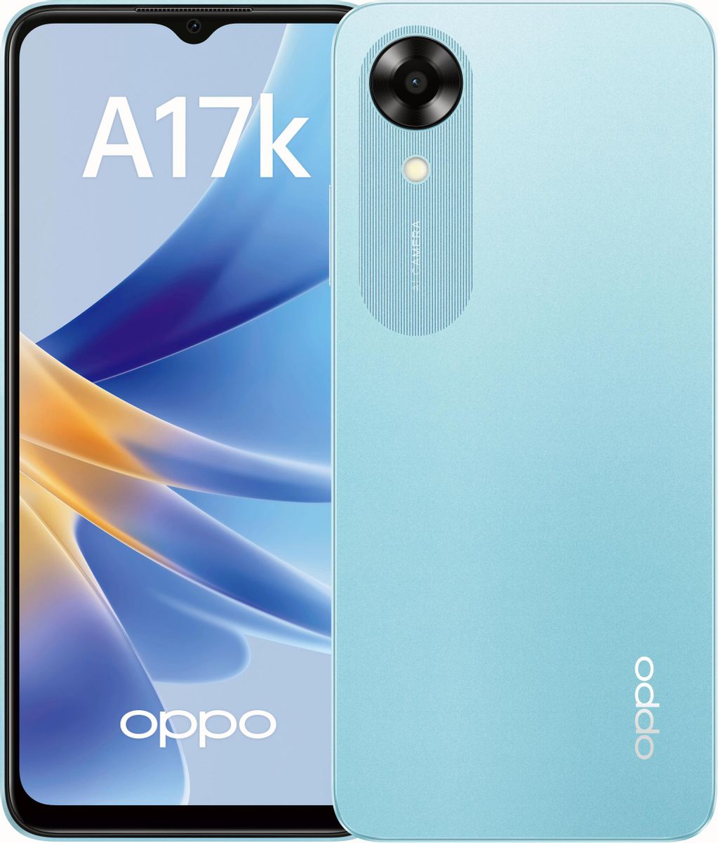 Смартфон OPPO A17k 3/64Gb, CPH2471, голубой – купить в Ситилинк | 1872781