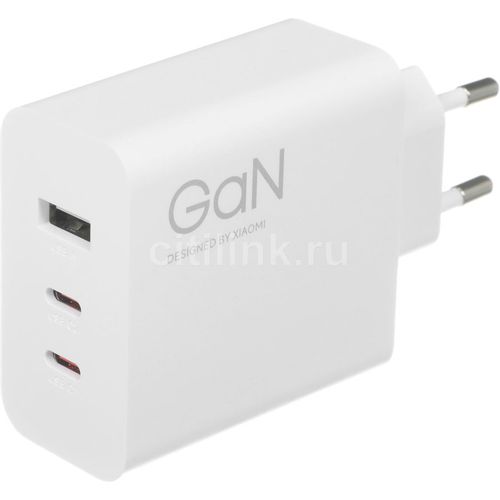 Сетевое зарядное устройство Xiaomi BHR087MEU, USB-A, 2xUSB-C, 90Вт, 6.1A, белый