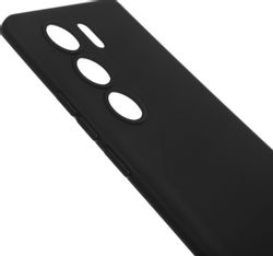 Чехол (клип-кейс) BORASCO Silicone Case, для Tecno Camon 40 Pro 4G, черный