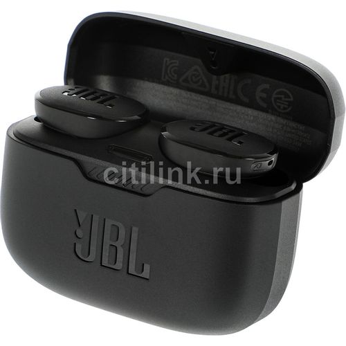 Наушники JBL Tune 130NC TWS, Bluetooth, внутриканальные, черный [jblt130nctwsblk]