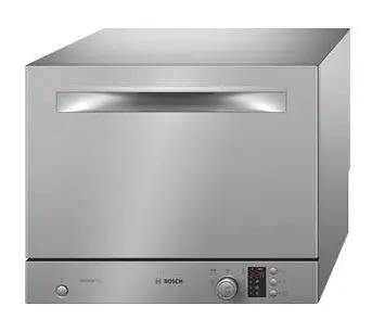 Bosch ActiveWater SKS60E18RU,  компактная, 55.1см, загрузка 6 комплектов, серебристая