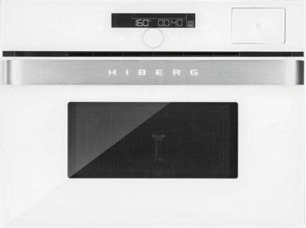 Духовой шкаф электрический HIBERG MS-VM 5115 W Smart,  31л,  дверца с 3 стеклами,  белый