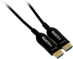 Кабель аудио-видео Fiber Optic, HDMI (m) - HDMI (m), ver 2.0, 25м