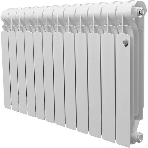 Радиатор алюминиевый ROYAL THERMO Indigo A 500, 12 секций, боковое подключение, белый