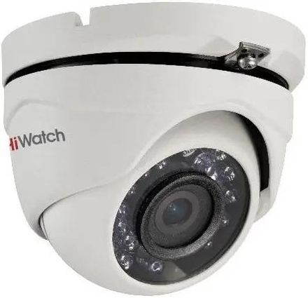 Камера видеонаблюдения аналоговая HIWATCH DS-T203(B),  1920х1080 pix,  2.8 мм,  белый [ds-t203(b) (2.8 mm)]