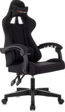 Изображение товара Игровое кресло ZOMBIE Void на колесиках ткань черное, регулировка, поясничная поддержка