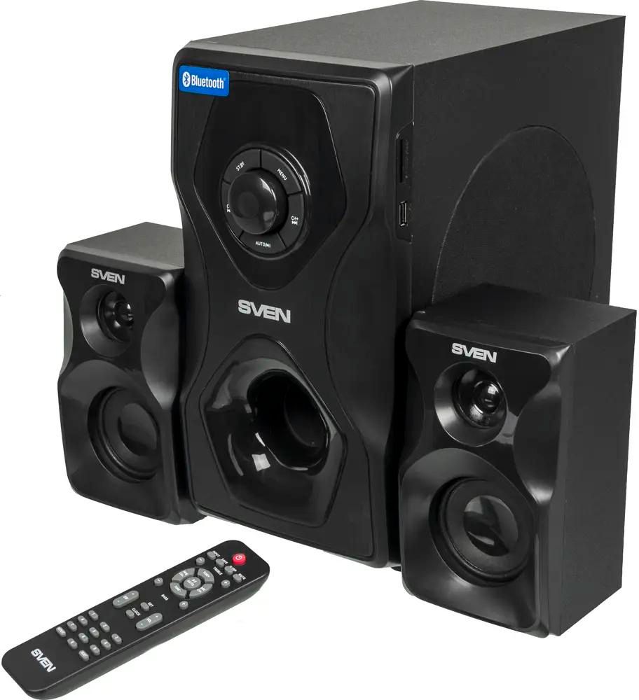 Колонки Bluetooth Sven MS-2055, 2.1, черный [sv-016609] – купить в Ситилинк  | 1081451