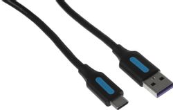 Изображение товара Кабель VENTION USB Type-C - USB 2.0 A 1м черный, экранированный