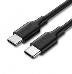 Изображение товара Кабель UGREEN 50996, USB Type-C (m) - USB Type-C (m), 0.5м, 3A, черный Изображение товара Кабель UGREEN 50996, USB Type-C (m) - USB Type-C (m), 0.5м, 3A, черный