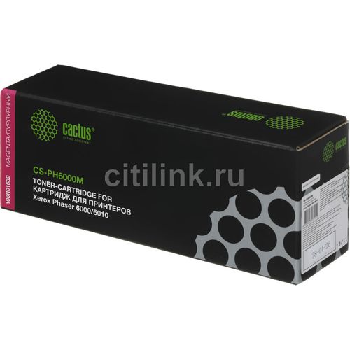 Картридж Cactus CS-PH6000M, 106R01632, пурпурный / CS-PH6000M