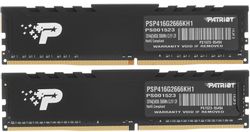Оперативная память Patriot Signature Premium PSP416G2666KH1 DDR4 - 2x 8ГБ