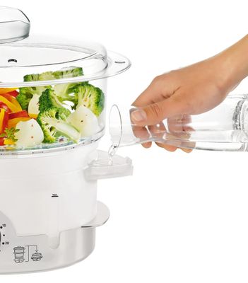 Пароварка Tefal VC100630, белый – купить в Ситилинк | 351671