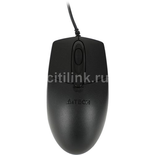 Мышь проводная A4TECH OP-720, оптическая, USB, 1200dpi, черный [op-720 usb (black)]