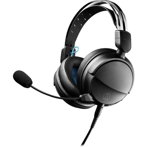 Гарнитура игровая Audio-Technica ATH-GL3BK, для компьютера и игровых консолей, мониторные, проводные, черный