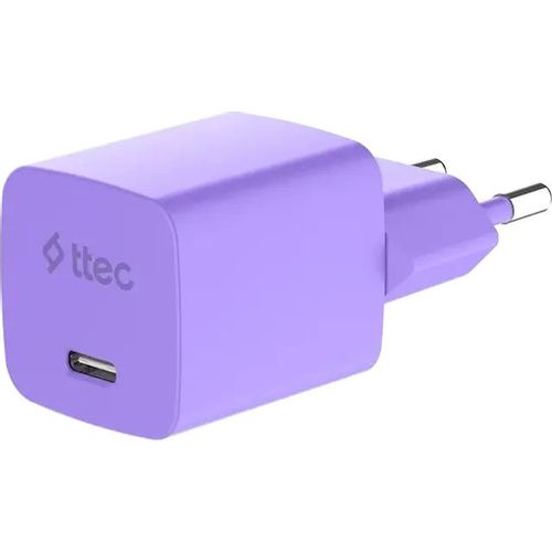 Сетевое зарядное устройство TTEC 2SCG45CNMR, USB-C, USB-C, 45Вт, фиолетовый