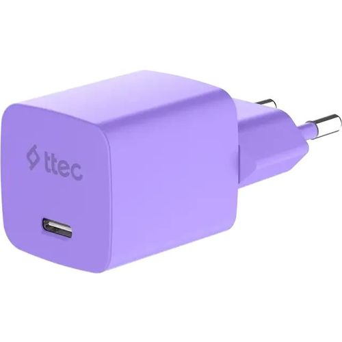 Сетевое зарядное устройство TTEC 2SCG45CNMR, USB-C, USB-C, 45Вт, фиолетовый