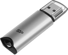 Флешка USB Silicon Power Marvel M02 128ГБ, USB3.0, серебристый ...
