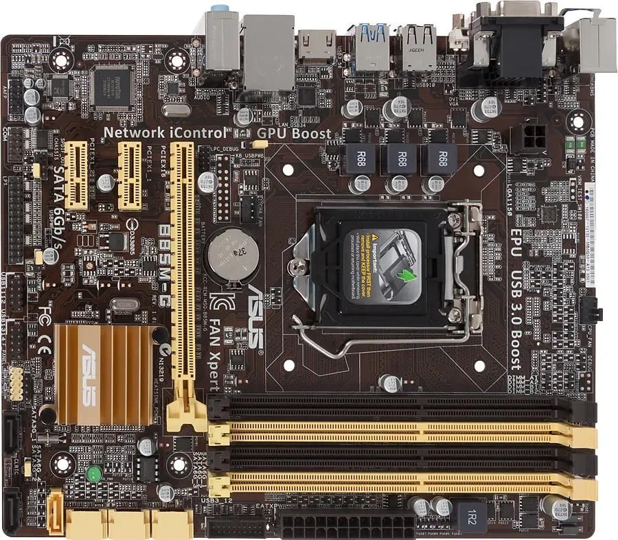 ASUS B85M G LGA 1150 Intel B85 mATX Ret 780045