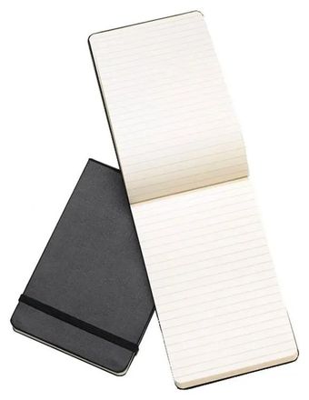 Блокнот Moleskine Reporter,  192стр,  в линейку,  твердая обложка,  черный [qp511]