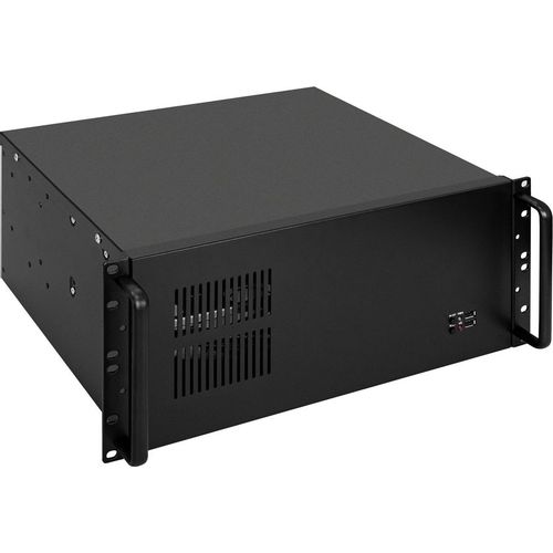 Корпус для сервера монтируемый в стойку EXEGATE Pro 4U300-08/1200PPH-SE, 4U, 1200 Вт, черный/серебристый [ex293679rus]