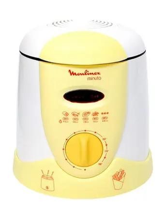 Фритюрница Moulinex AF1005, белый/желтый