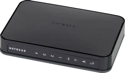 Wi-Fi роутер Netgear JWNR2000-100RUS,  черный