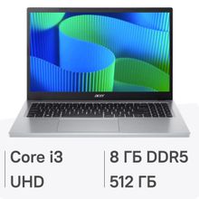 Изображение товара Ноутбук Acer Extensa 15 EX215-34-34Z7 15.6 IPS Intel Core i3 8ГБ SSD Win без ОС