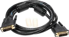 Изображение товара Кабель Buro DVI-D (m) -  DVI-D (m),  GOLD ,  ферритовый фильтр ,  1.8м